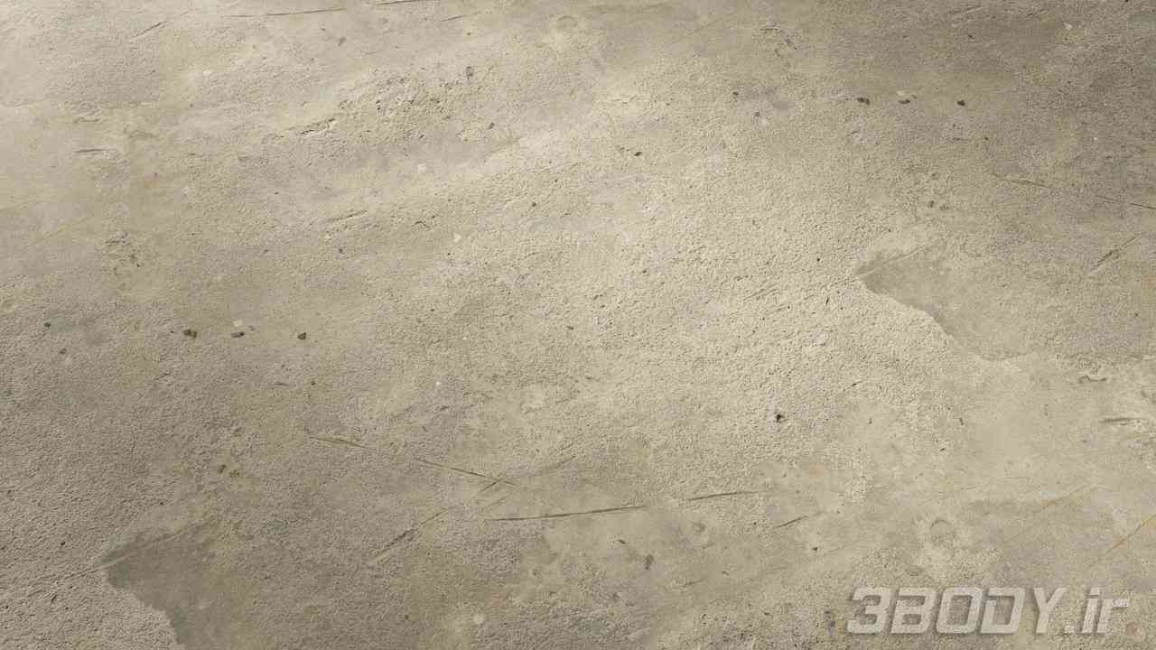 متریال بتن زبر rough concrete عکس 1